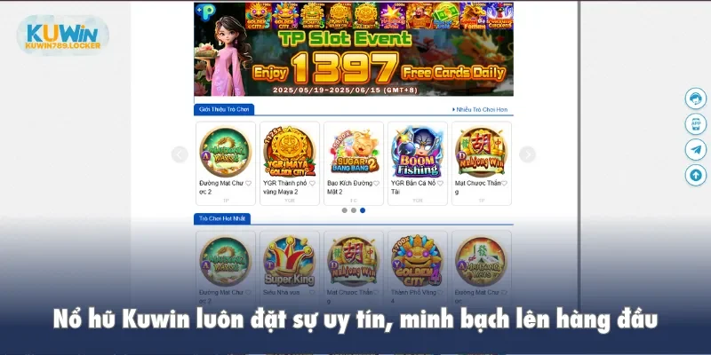 Nổ Hũ Kuwin Nổ hũ Kuwin luôn đặt sự uy tín, minh bạch lên hàng đầu